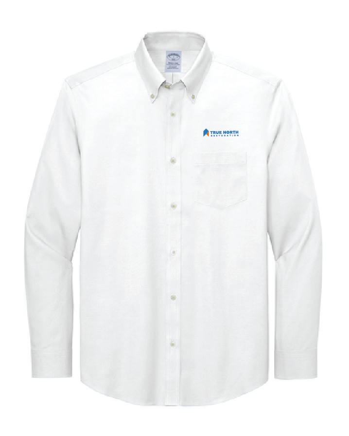 True North Men's Wrinkle-Free Stretch Pinpoint Shirt