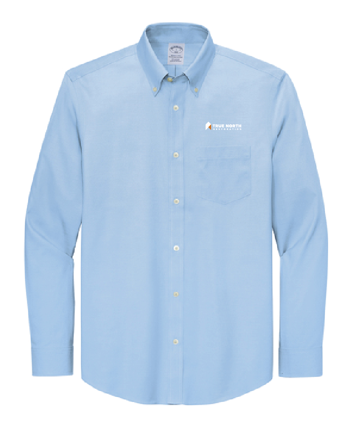 True North Men's Wrinkle-Free Stretch Pinpoint Shirt