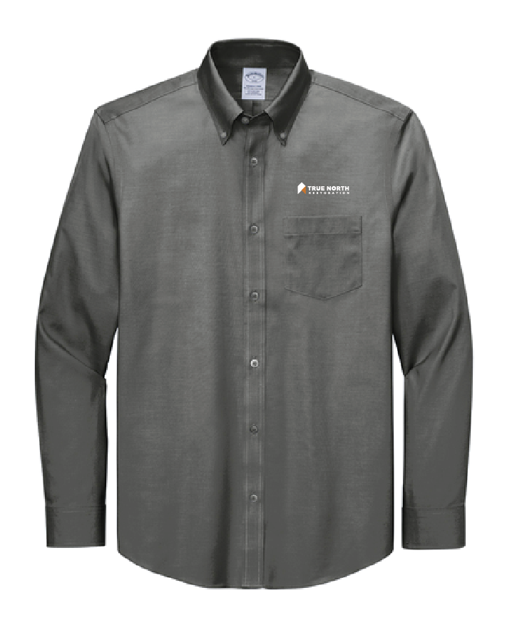 True North Men's Wrinkle-Free Stretch Pinpoint Shirt