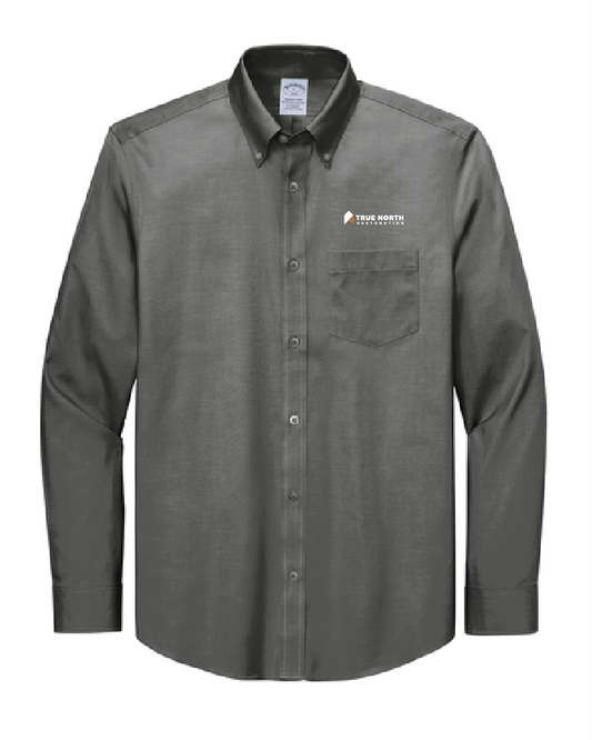 True North Men's Wrinkle-Free Stretch Pinpoint Shirt