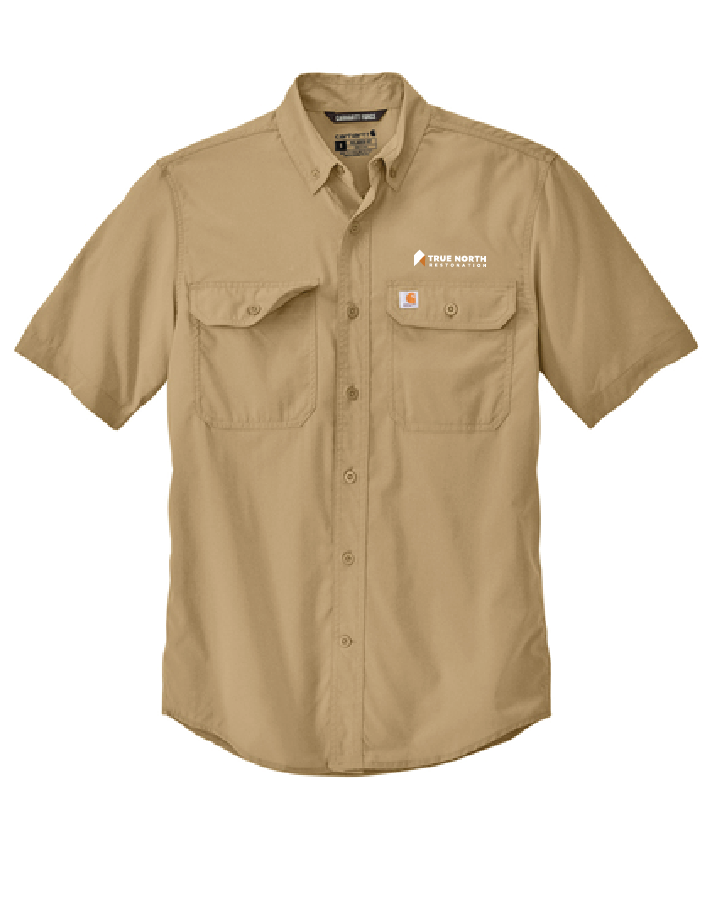 True North Men's Force Solid Short Sleeve Shirt