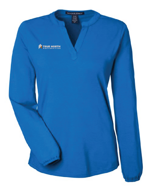 True North Women's Raleigh Half-Placket Knit Top