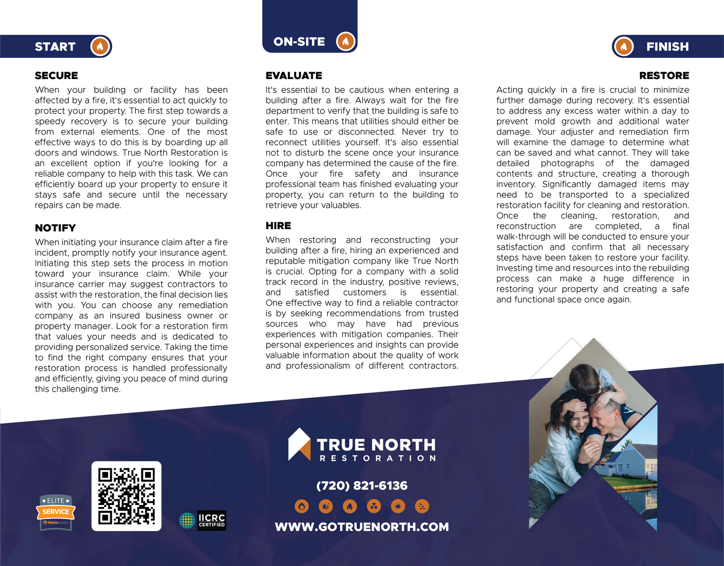 True North 3.5" x 5.5" Tri-Fold Brochure