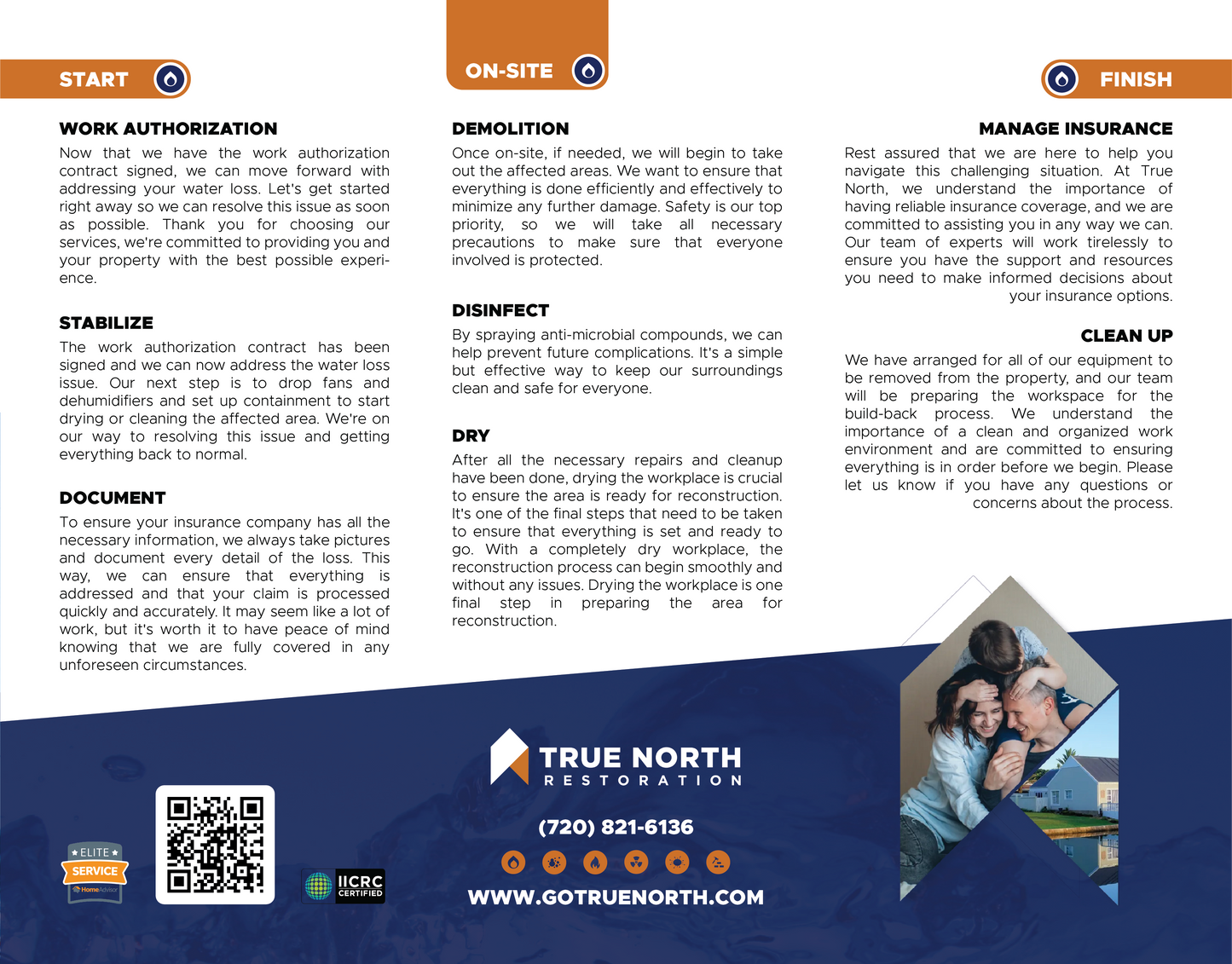 True North 3.5" x 5.5" Tri-Fold Brochure