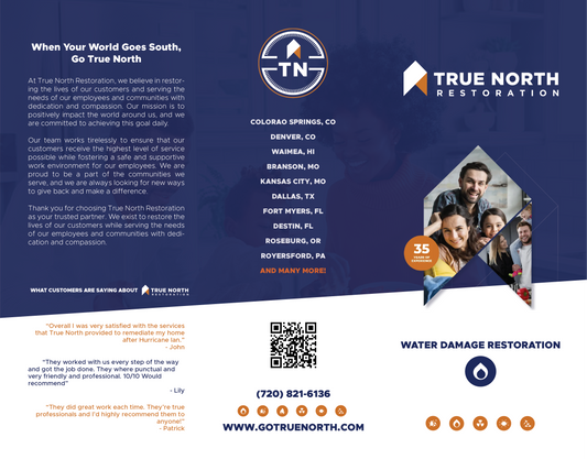 True North 3.5" x 5.5" Tri-Fold Brochure